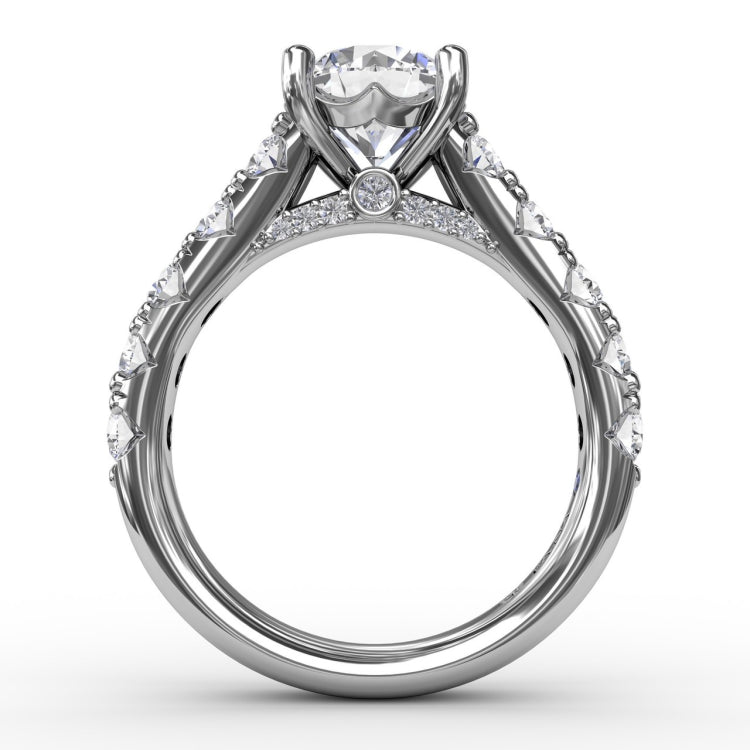 Classic Round Diamond Solitaire Engagement Ring