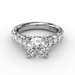 Classic Round Diamond Solitaire Engagement Ring