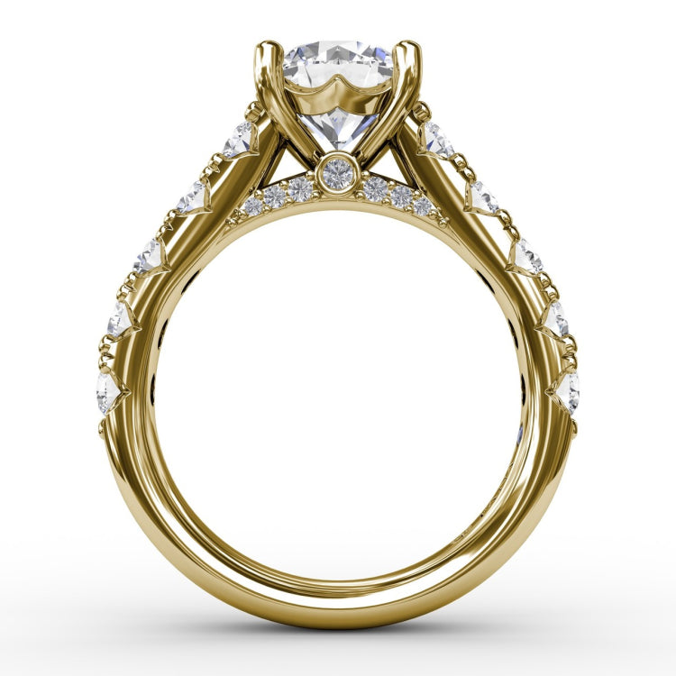 Classic Round Diamond Solitaire Engagement Ring