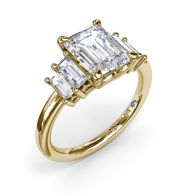 Bold and Beautiful Five Stone Engagement Ring 