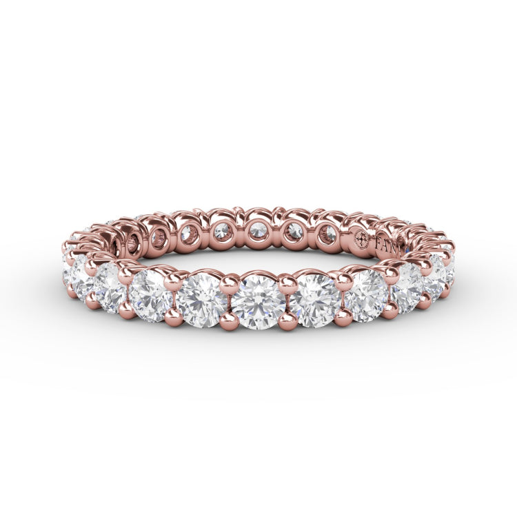 Chunky Shared Prong Eternity Band