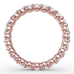 Chunky Shared Prong Eternity Band