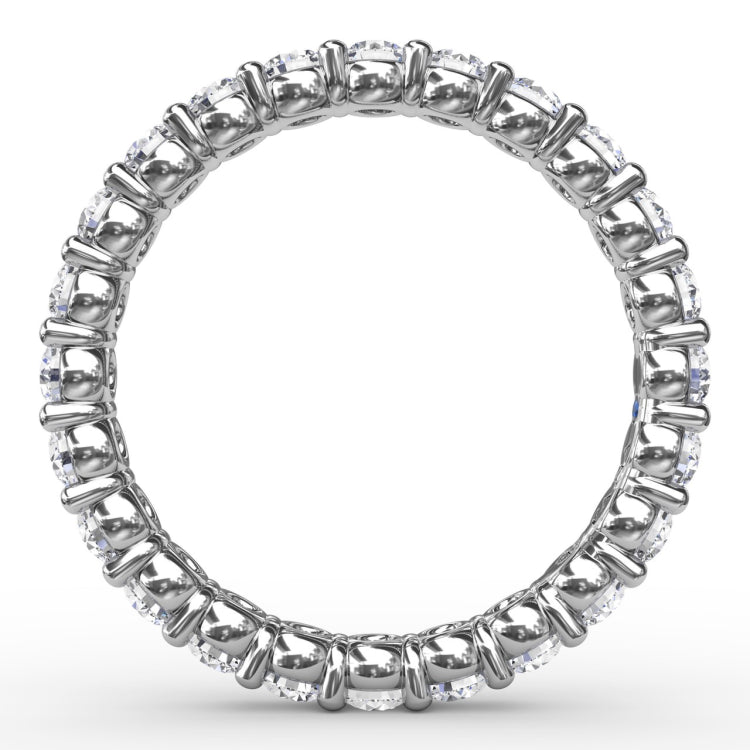 Chunky Shared Prong Eternity Band