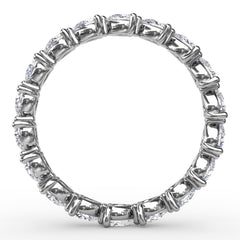 Diamond Pear Eternity Band 