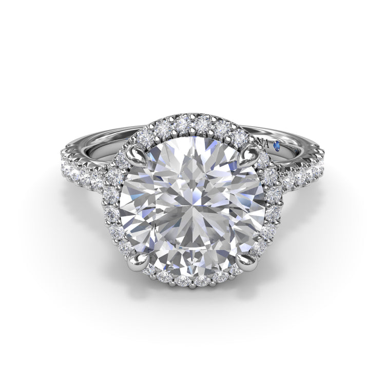 Striking and Strong Diamond Engagement Ring 