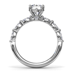 Perfectly Polished Diamond Engagement Ring 