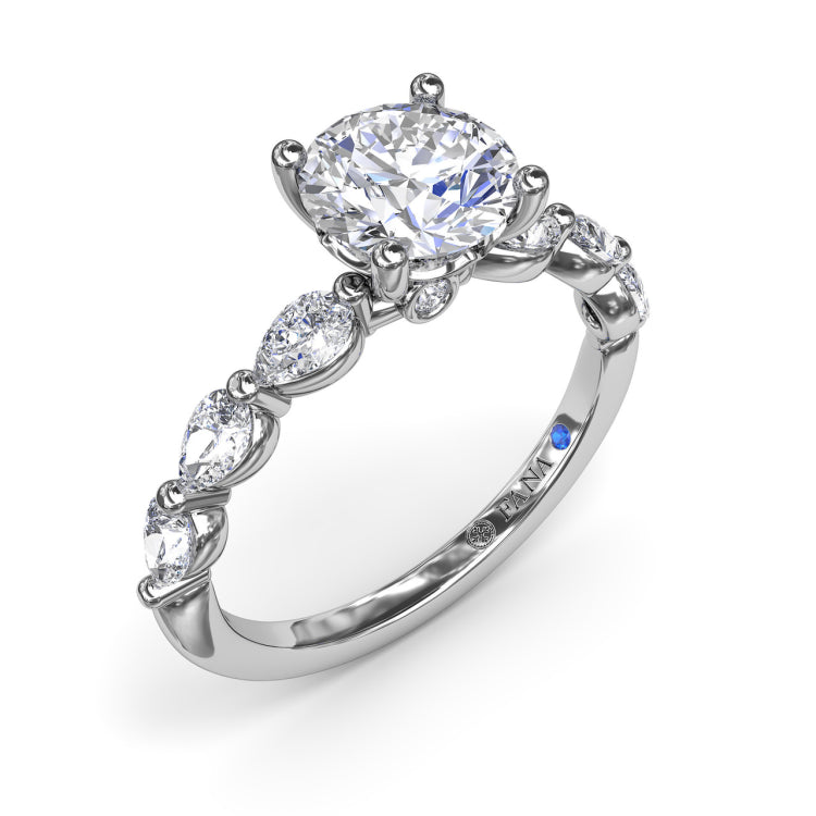 Whimsical Diamond Engagement Ring 