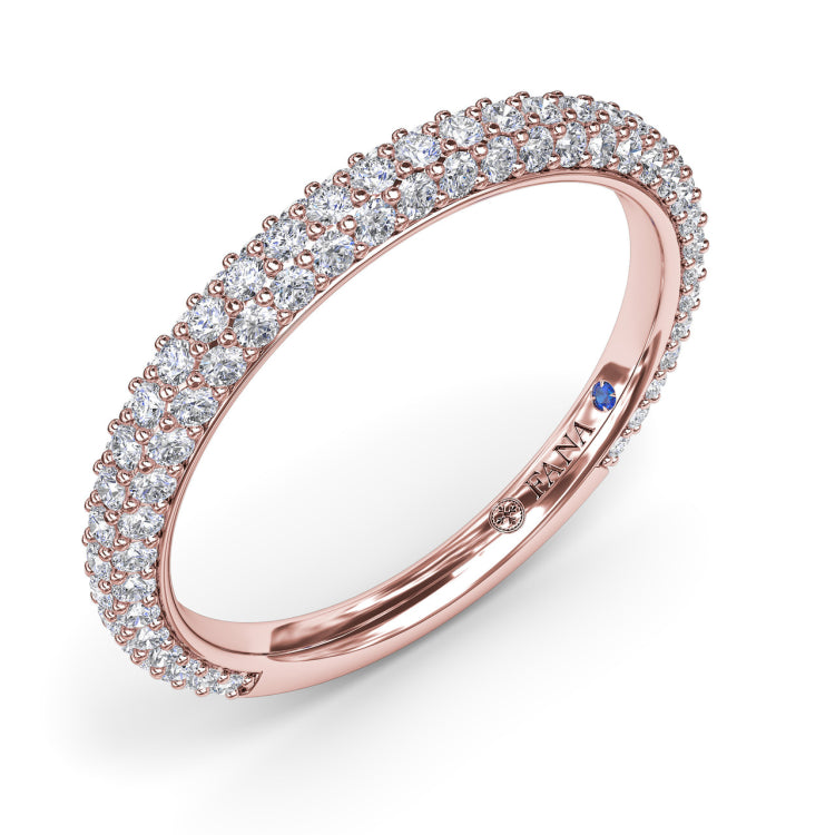 PavÃ© Diamond Wedding Band 
