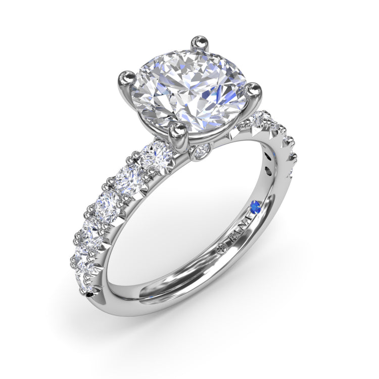 Classic Solitaire Diamond Engagement Ring 