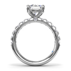 Classic Solitaire Diamond Engagement Ring 