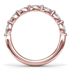 Marquise Diamond Wedding Band