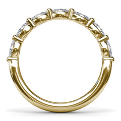 Marquise Diamond Wedding Band
