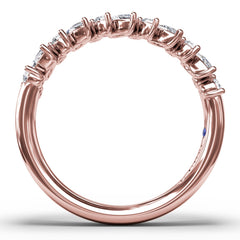 Floating Marquise and Round Diamond Ring 