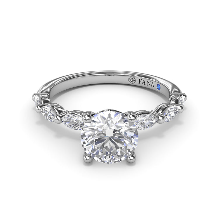 Perfectly Polished Diamond Engagement Ring 