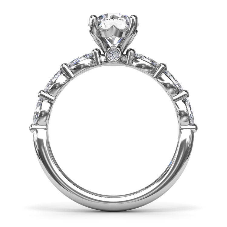 Perfectly Polished Diamond Engagement Ring 