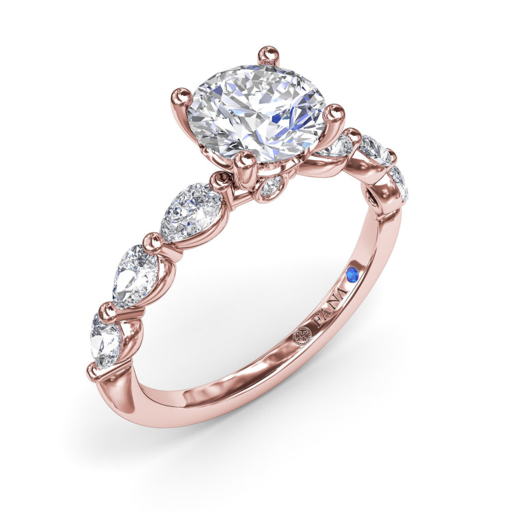 Whimsical Diamond Engagement Ring 