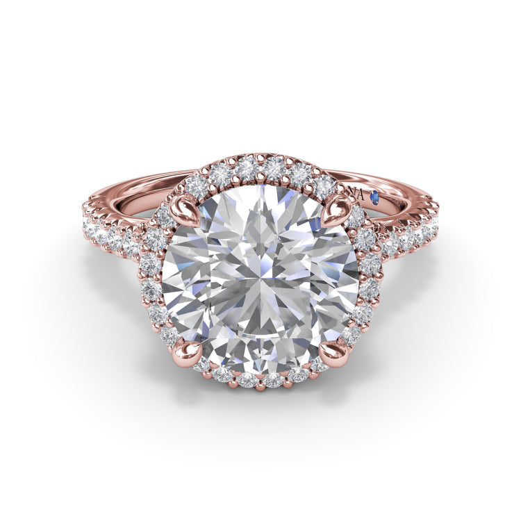 Striking and Strong Diamond Engagement Ring 