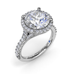 Striking and Strong Diamond Engagement Ring 