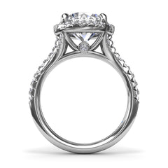 Striking and Strong Diamond Engagement Ring 