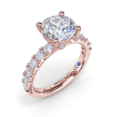 Classic Solitaire Diamond Engagement Ring 