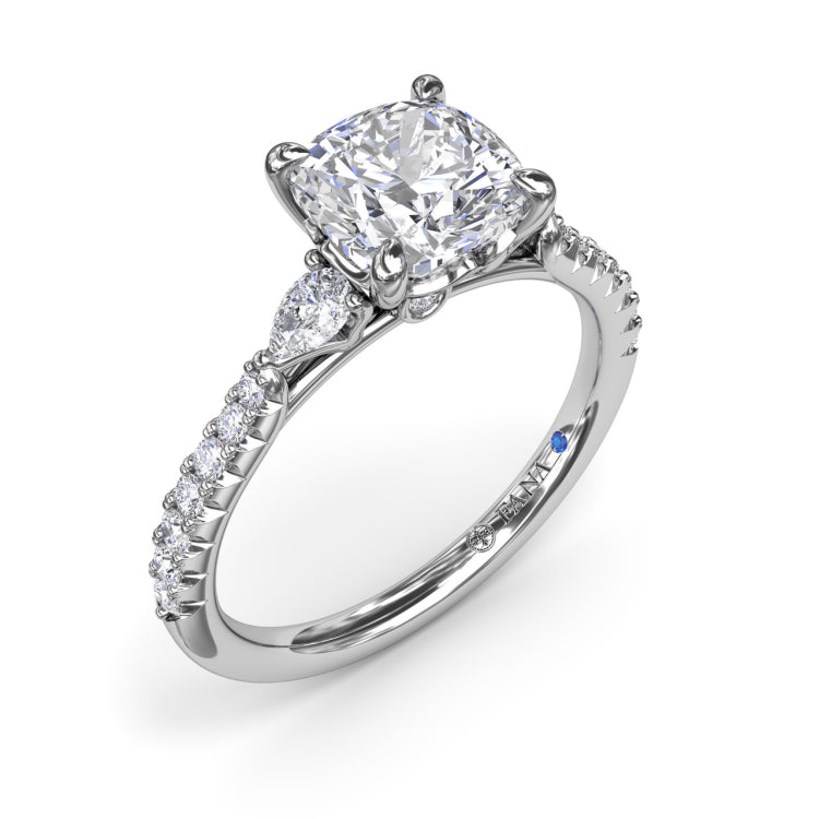 Dynamic Diamond Engagement Ring 