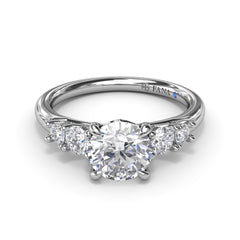 Strong and Striking Diamond Engagement Ring 