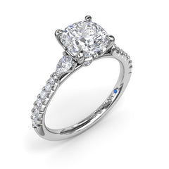 Dynamic Diamond Engagement Ring 