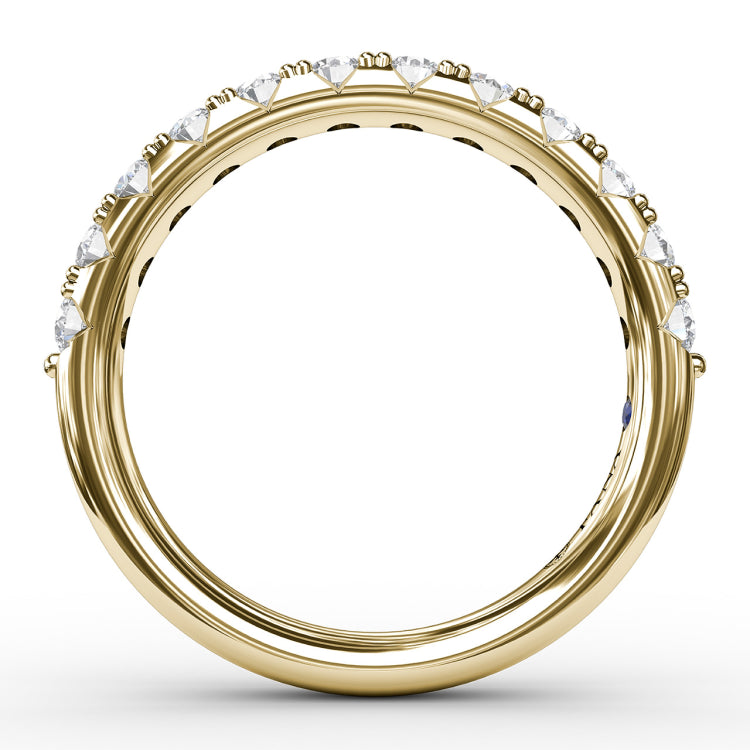 Pave Diamond Anniversary Band