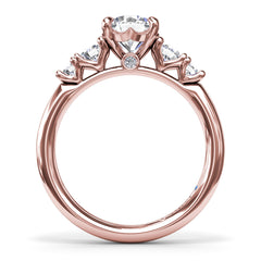 Strong and Striking Diamond Engagement Ring 
