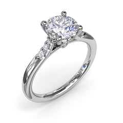 Sophisticated Diamond Engagement Ring 