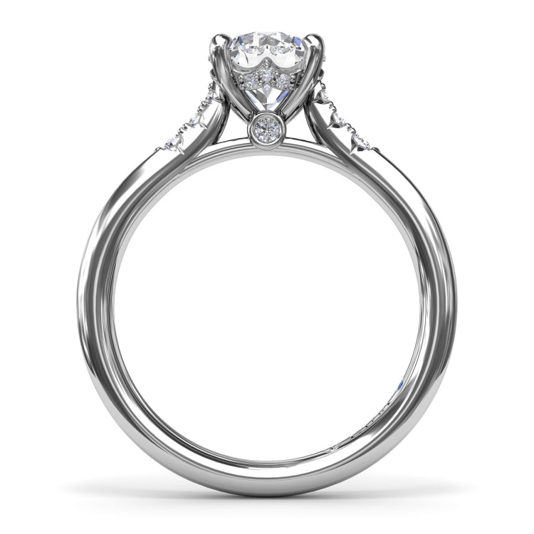 Sophisticated Diamond Engagement Ring 