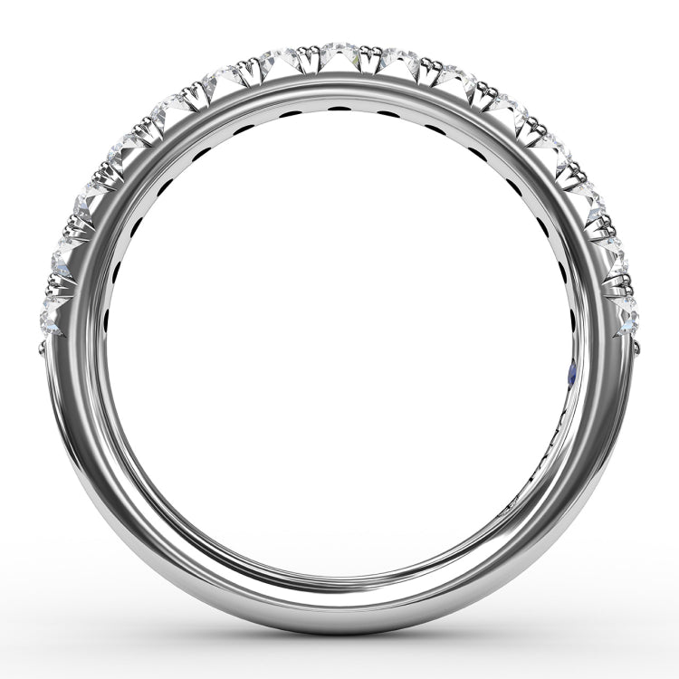 French Pave Set Anniversary Band