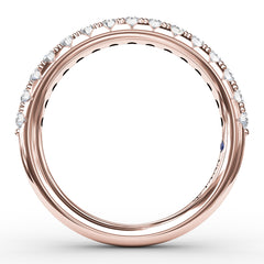 Pave Diamond Anniversary Band