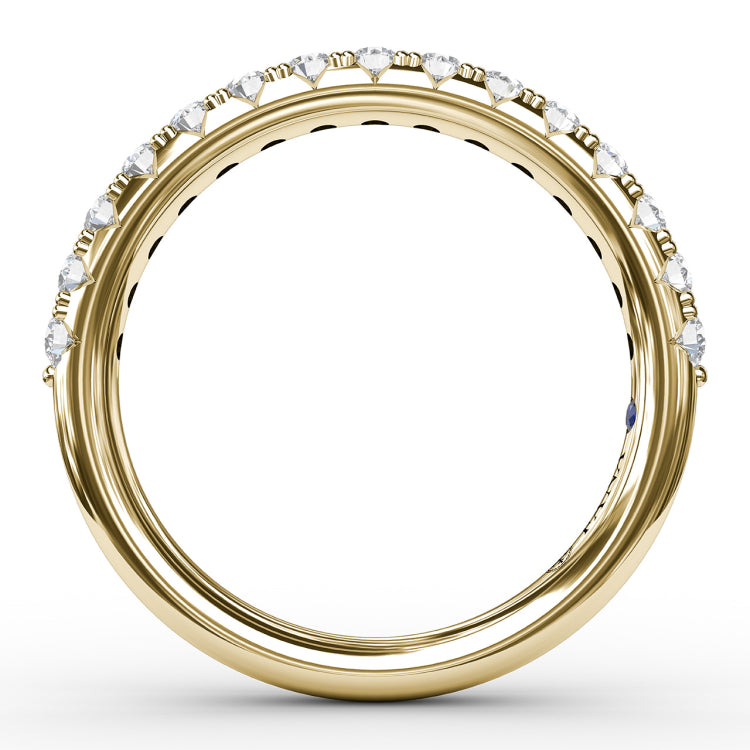 Pave Diamond Anniversary Band