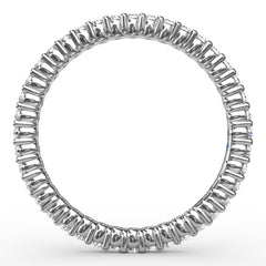 Classic Round Shared Prong Eternity Band 