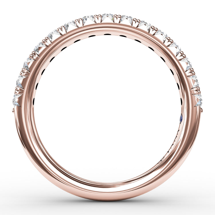 French Pave Set Anniversary Band