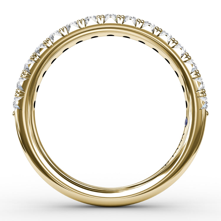 French Pave Set Anniversary Band