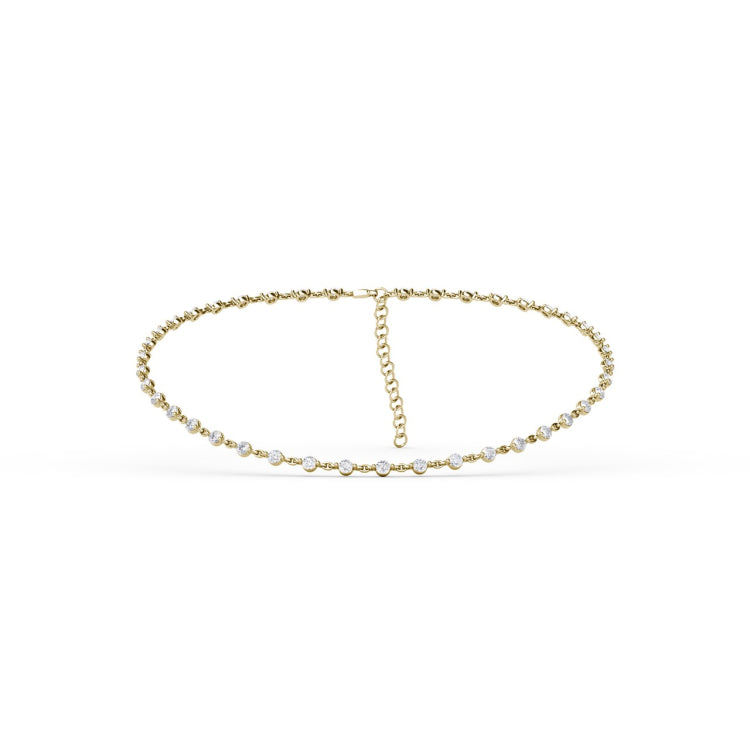 6.15ct Diamond Choker Necklace 