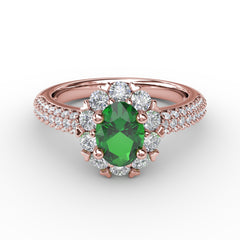 Blossoming Halo Ring 