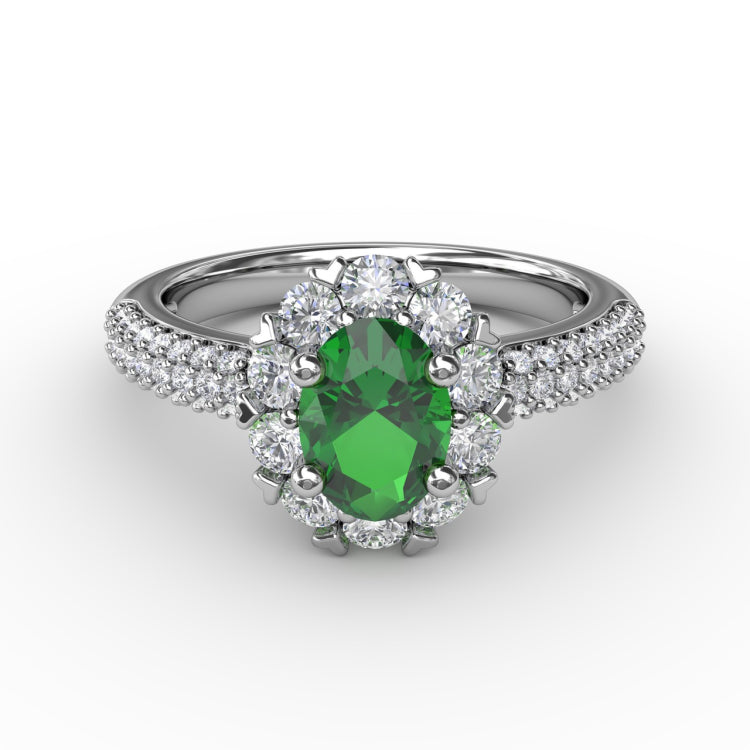 Blossoming Halo Ring 