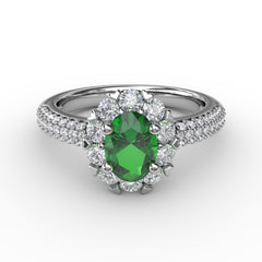 Blossoming Halo Ring 