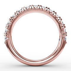 Chunky Modern Pave Anniversary Band