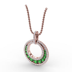 Always and Forever Emerald Pendant 