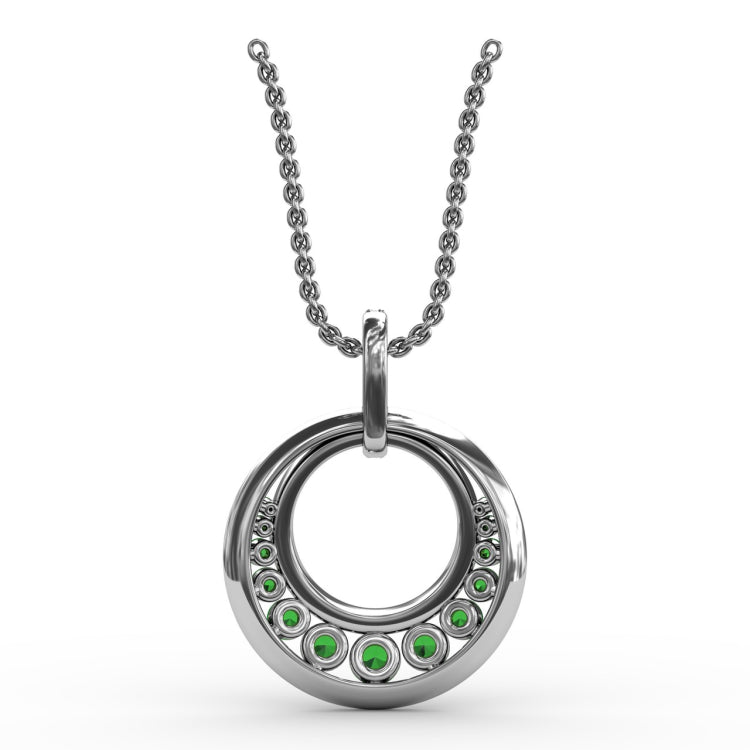 Always and Forever Emerald Pendant 