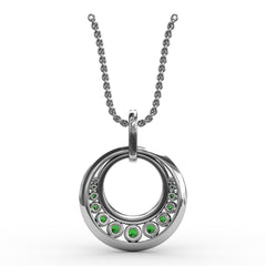 Always and Forever Emerald Pendant 