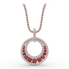 Always and Forever Ruby Pendant 