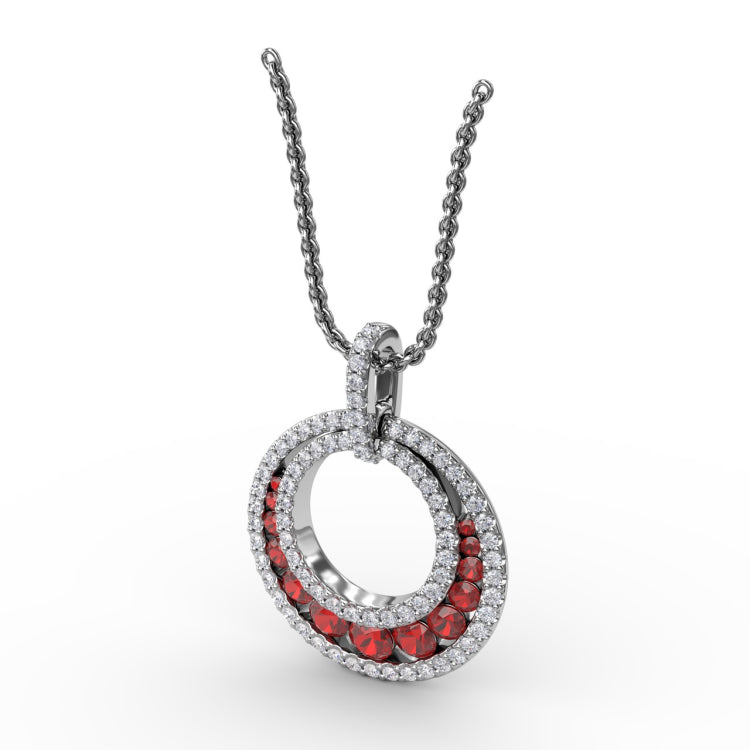 Always and Forever Ruby Pendant 