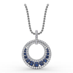 Always and Forever Sapphire Pendant 