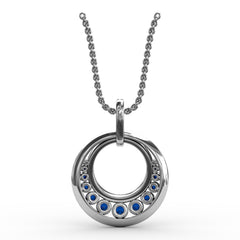 Always and Forever Sapphire Pendant 