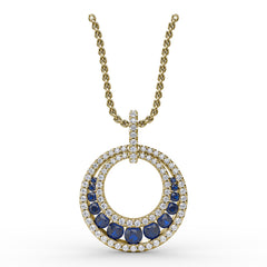 Always and Forever Sapphire Pendant 